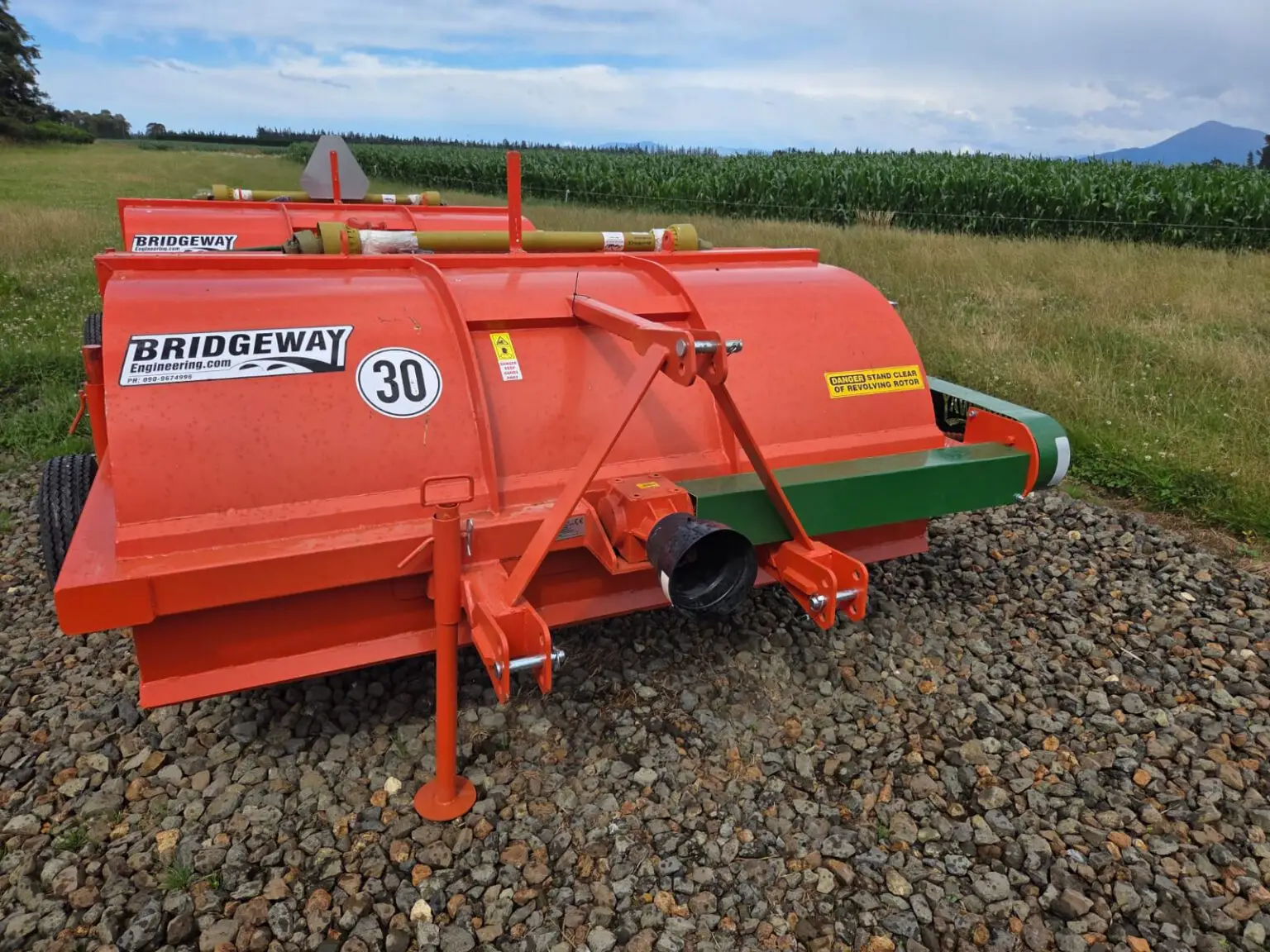 Grass conditioner agricultural equipment